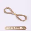 He 10m / Hilo de Cera Coreano Cordón de Cuero Pulsera Trenzada Hecha a Mano Hilo para Tejer Cordón Redondo de Cera de Alta Gama Al por Mayor