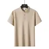 Atacado Fabrica Transfronteiriça Camisa Polo Masculina Manga Curta Verão Outdoor Absorvente de Umidade Secagem Rápida Elástica Fresca Slim Fit T-Shirt Estilo Coreano