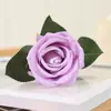 Flor Artificial Rosa de Gama Alta para el Día de San Valentín Ramo Falso de Plástico Adorno para el Hogar Sala de Estar Mesa de Comedor Arreglo Floral Decoración
