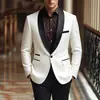 Estilo Otoño/Invierno para Hombres Europeos y Americanos Comercio Exterior Jacquard Diseño de Moda Ropa Formal Chaqueta de Traje con Cuello Chal para Hombre