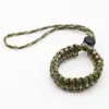 Pulsera de Supervivencia para Exteriores Cámara en la Muñeca Cuerda Trenzada de Paracord Colgante Pulsera Trenzada Universal de Paracord para la Muñeca