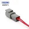 Conector de coche Dechi de 2/3/4/6/8/12 pines serie DTM arnés de cableado conector impermeable enchufe macho y hembra