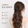 Novo grampo de cabelo torcido para rabo de cavalo alto que não arranha a cabeça, grampo de banana, grampo vertical