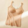 Camisole Térmica Sexy Feminina Outono/Inverno Sem Costura Aveludada, Confortável e Versátil, Push-Up com Bojos, Roupa Íntima Térmica Feita de Veludo Alemão