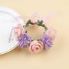 Fresco nuevo brazalete de flor de muñeca para actuación de baile guirnalda flor de la novia flor de actuación pulsera para niños de viaje al por mayor