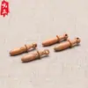 Suministro de fábrica caoba tallada Vajra Mortero mortero mágico pulsera DIY hecha a mano accesorios cuentas cuerda de mano artefacto de caoba