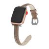Adecuado para Apple Watch Iwatch11 Correa de Cuero Genuino Ultradelgada Applewatchs10986 Nuevo Modelo Versátil para Mujer
