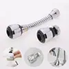 Booster de Grifo Universal Giratorio de 360 Grados Cabezal de Ducha Antisalpicaduras Caño Extendido Filtro Aireador Ahorrador de Agua