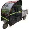 Toldo Transparente para Para-brisa de Cortina de Chuva Traseira Esquerda e Direita para Triciclo Elétrico Veículo Elétrico de Entrega Toldo Modificado Frete Grátis