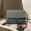 Bolso bandolera cuadrado pequeño de moda transfronteriza para mujer, bolso bandolera de piel de vacuno de alta gama, combinable con todo, bolso bandolera de piel auténtica para mujer 226