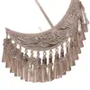 Campana Plateada Sueño ~ Tassel de Luna Creciente Étnico Pasador para el Cabello Moda Femenina Pasador de Plata Miao de Alta Gama Pasador Accesorios para el Cabello