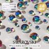 Rhinestones Swarovski 1088 para Uñas Cristales Brillantes Sencillos Rhinestones Blancos Puntiagudos Decoraciones para Uñas Accesorios para Uñas