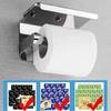 Caja de pañuelos de ingeniería acero inoxidable 304 soporte para papel higiénico portadedos para inodoro soporte para teléfono móvil soporte para papel en rollo de hotel