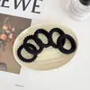 Goma de Pelo para Cola de Caballo Alta para Mujeres, Banda Elástica Sencilla Engrosada de Moda, Cuerda Elástica Elegante de Alta Elasticidad