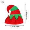 Sombrero de Navidad Jingchen Bell al por mayor 2026 Suministros para Decoración de Navidad Adornos de Sombrero a Rayas Patchwork