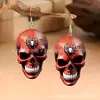Pendientes de Halloween de Venta Caliente Transfronterizos, Pendientes de Calavera Aterradora de Acrílico, Accesorios de Halloween Creativos y de Moda