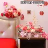 Decoração de Casamento Arranjo Floral para Sala de Estar, Quarto, Mesa de Cabeceira, Flores Artificiais, Decoração de Buquê de Mesa para Quarto de Casamento, Enfeites para Mesa de Assinaturas