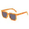 Gafas de sol cuadradas de moda para adultos 2024, estilo europeo y americano, transfronterizas, Aliexpress, Amazon, gafas de sol a cuadros, gafas de moda