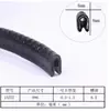 Tira de Sellado de Marco en Forma de U, Tira Adhesiva de Chapa de Acero, Protección de Borde Mecánico, Protección Manual Anti-Corte para Chapa Metálica Afilada, Inodoro, Resistente al Desgaste, Anticolisión