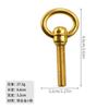 Jingmao Nuevo Color Bronce Chino Hilo 8mm Cajón Vintage Aleación Manija Mueble Caja de Madera