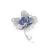Broche de flor de begonia elegante y ligero de lujo con nicho de cobre de alta calidad y microincrustaciones de circonio para mujer, nuevo estilo