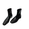 Suministro directo de fábrica otoño 2026 botas cortas elásticas ajustadas de punta cuadrada vintage para mujer con cremallera trasera y tacón grueso para moda de commuting