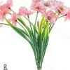 Amazon Flores Artificiales Flores Artificiales Violeta de Cinco Pétalos Flores Artificiales de Plástico Decoración Exterior Hogar Boda Fotografía Flores