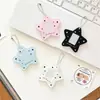 Ins estrellas lindas multicolor 1.0 pulgada portatarjetas acrílico para fotos de fans, fotos de identificación, almacenamiento DIY colgante pequeño