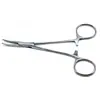 Pinzas de plumas de acero inoxidable brillante pinzas hemostáticas pinzas de ventosa 12.5cm pinzas para mosquitos pinzas de gancho hilo