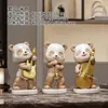 Enfeites Criativos de Panda para Mesa de Escritório Sala de Estar Gabinete de TV Entrada Gabinete de Vinho Gabinete de Sapatos Decoração de Mesa Presente de Inauguração