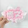 Etiquetas de Animación de Doble Carácter Cp Set de 28 Piezas DIY Hecho a Mano Creativo Adornos Colgantes Reflectantes Tejido No Tejido Productos Terminados Diseños Lindos de Celebridades