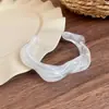 Pulseras Populares Transfronterizas Europeas y Americanas, Pulseras Anchas de Ola Irregular Manchadas de Acrílico, Pulseras de Nicho de Alta Gama para Mujer
