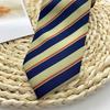 La Misma Corbata Jk-Made Marca H, Corbata Rayada Uniforme Escolar Escuela Secundaria Zhilihe Material Escolar