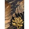 Pôster de luxo nórdico, pintura moderna sem moldura em mármore dourado, folha, planta, tartaruga, tela, pintura decorativa, núcleo