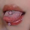 ¡Súper Flash! Bola de Barro Recubierta de Goma Taladro Shambhala Uña para la Lengua Uña para la Oreja Uña para el Hueso Acero de Titanio Joyería para Perforaciones Transfronteriza Europea y Americana