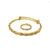 Pulseira feminina de bambu push-pull de cobre puro banhada a ouro pulseira de osso loja de ouro de alta imitação 1:1 com pulseira de bambu push-pull