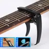Capotraste de Guitarra Folk Metal Capotraste de Guitarra Elétrica Acessórios para Ukulele Clipe Afinador Unissex