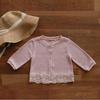 Cárdigan de Algodón para Niñas Estilo Occidental Delgado 2025 Verano Nuevo Estilo Occidental Camisa Protectora Solar para Niños Bebé Camisa para Aire Acondicionado Top