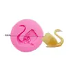 Molde de Silicone Flamingo Cisne Artesanato de Açúcar Forma para Assar Cupcake Ferramentas de Decoração de Bolo Fudge