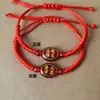 Pulsera para Estudiantes con Éxito en Exámenes, Regalo para Examen de Admisión a Preparatoria y Universidad, Cuerda Roja con Nudo de Diamante al por Mayor