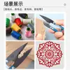 Atacado do Fabricante Tesouras em U Daji para Uso Doméstico, Corte de Linha para Ponto Cruz, Tesouras Pequenas, Tesouras de Fio de Aço Carbono Antiderrapantes