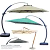 Toldo de repuesto para sombrilla grande curva, sombrilla de patio, sombrilla exterior para el sol, sombrilla romana, tela para sombrilla colgante de villa en jardín