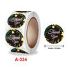 Venta al por mayor de pegatinas redondas de sellado, pegatinas de agradecimiento, flores, manualidades hechas a mano, pegatinas decorativas, etiquetas