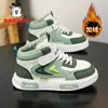 Zapatos de Algodón para Niños, Zapatos para Niños, Zapatos de Algodón para Niños, Zapatos Deportivos de Terciopelo de Caña Alta Cálidos de Invierno 2025 para Niños, Tenis Casuales para Niños