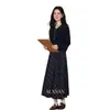 Top Azul Marino de Diseño de Nicho Estilo Francés para Mujer, Nuevo Conjunto de Moda con Vestido de Tirantes Cuadros Azules Otoño 2026