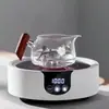 Fabricante Vidrio Té Hai Gongdao Taza Enano Madera Pájaro Flor de Ciruelo Taza Masculina Lateral Mango de Madera a Taza de Té Divisor de Té Pico de Águila Taza Masculina