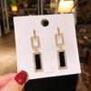 Pendientes Coreanos Simples y Compactos para Mujer, Pendientes de Lazo de Moda y Elegantes, Nuevo Estilo 2022
