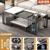 Mesa de café Kung Fu de pizarra Mesa de té y sillas simple y moderna Juego de té Juego de oficina Mesa de té integrada para el hogar Mesa de té
