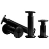 Acero Inoxidable 304 Zincado Negro Remache de Ranura Cruzada M2-M5 Tornillo de Bloqueo de Cabeza Plana Negra