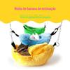 Ninho de Algodão para Hamster Balanço Pendurado Quente de Inverno para Papagaio Quarto de Dormir Banana Barco Lunar Cabine